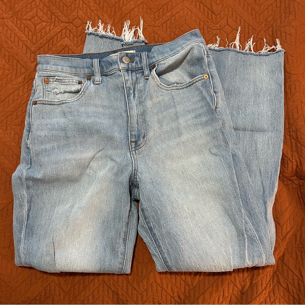 Madewell High Rise Jeans - Light Blue